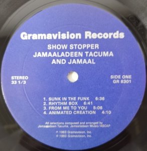 Jamaaladeen Tacuma – албум Show Stopper - Img 2