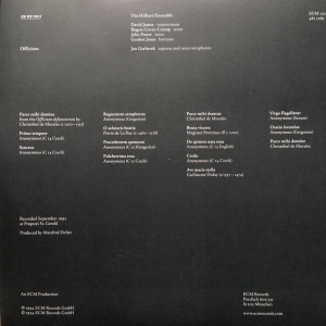 Jan Garbarek / The Hilliard Ensemble – албум Officium - Img 2
