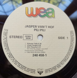 Jasper Van't Hof – албум Pili-Pili - Img 2