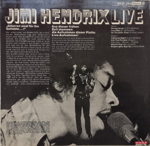 Jimi Hendrix – албум Live - Img 2
