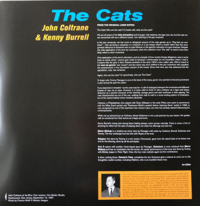 John Coltrane, Kenny Burrell – албум The Cats - Img 4
