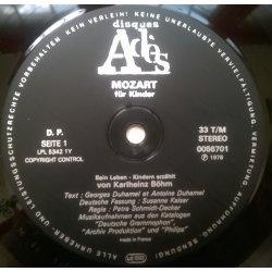 Karlheinz Böhm ‎– албум Mozart Für Kinder - Img 3