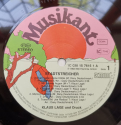 Klaus Lage – албум Stadtstreicher - Img 3