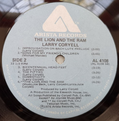 Larry Coryell – албум The Lion And The Ram - Img 3