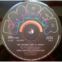 Lionel Hampton And His Orchestra ‎– албум The Exciting Hamp In Europe In Person - Img 2