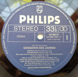Marianne Rosenberg – албум Sängerin Des Jahres - Img 3