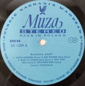 Marsha Hunt – албум Marsha Hunt - Img 3