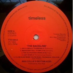 Max Collie Rhythm Aces ‎– албум The Backline VOL.2 - Img 3