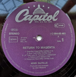 Mink DeVille – албум Return To Magenta - Img 3