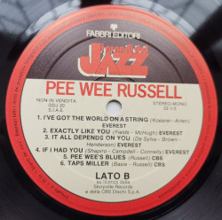 Pee Wee Russell – албум Pee Wee Russell - Img 3