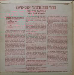 Pee Wee Russell With Buck Clayton – албум Swingin' With Pee Wee - Img 3