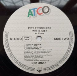 Pete Townshend ‎– албум White City: A Novel - Img 3
