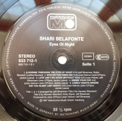 Shari Belafonte ‎– албум Eyes Of Night - Img 3