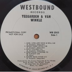 Teegarden & Van Winkle ‎– албум Teegarden & Van Winkle - Img 2
