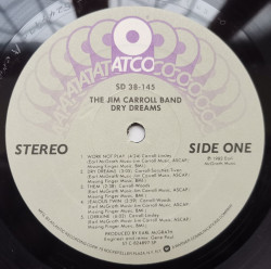 The Jim Carroll Band – албум Dry Dreams - Img 2