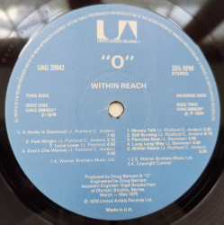 The O Band – албум Within Reach - Img 2