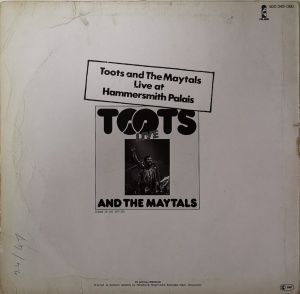 Toots & The Maytals – албум I Can See Clearly Now - Img 2