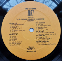 Unknown Artist – албум Hal Leonard Jazz Ensemble 1989-90 - Img 3