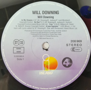 Will Downing – албум Will Downing - Img 3