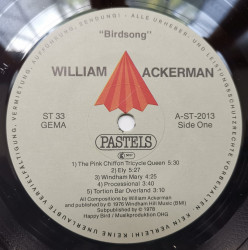 William Ackerman – албум Birdsong - Img 3