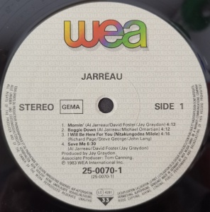 Al Jarreau – албум Jarreau - Img 2