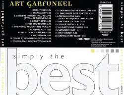 Art Garfunkel – албум Simply The Best (CD) - Img 2