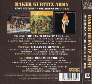 Baker Gurvitz Army – Since Beginning (The Albums 1974-1976) (3 CD-s, Reissue, Remastered Box Set, Compilation) - Img 3