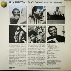 Billy Preston ‎– албум That's The Way God Planned It - Img 2