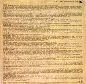 Carole King – албум Tapestry - Img 2