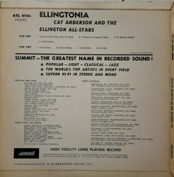 Cat Anderson And The Ellington All Stars – албум Ellingtonia - Img 2