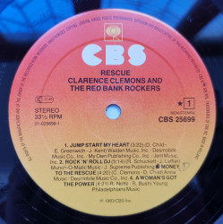 Clarence Clemons And The Red Bank Rockers ‎– албум Rescue - Img 3