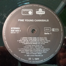 Fine Young Cannibals – албум Fine Young Cannibals - Img 4