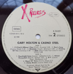 Gary Holton And Casino Steel – албум Gary Holton & Casino Steel - Img 3