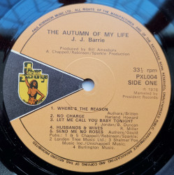 J. J. Barrie – албум The Autumn Of My Life - Img 3
