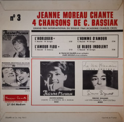 Jeanne Moreau ‎– сингъл L'Horloger - Img 2
