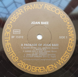 Joan Baez – албум A Package Of Joan Baez - Img 3