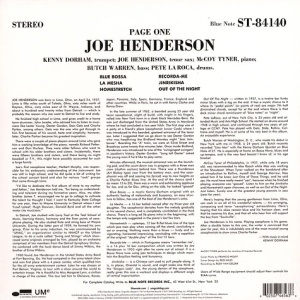 JOE HENDERSON - PAGE ONE (1 x LP) - Img 2