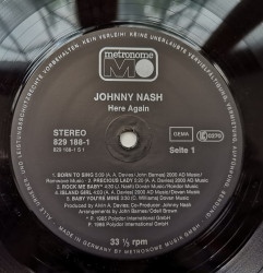 Johnny Nash – албум Here Again - Img 3