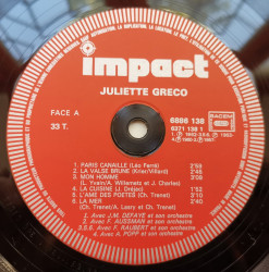 Juliette Greco – албум Juliette Greco - Img 3