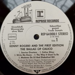 Kenny Rogers And The First Edition ‎– албум The Ballad Of Calico - Img 3
