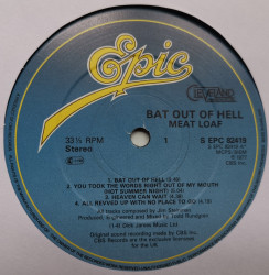 Meat Loaf – албум Bat Out Of Hell - Img 3