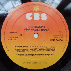 Nina Hagen Band – албум Unbehagen - Img 3
