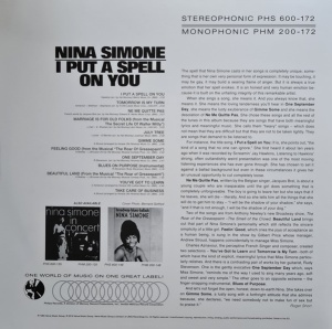Nina Simone - албум I put a spell on you - Img 2
