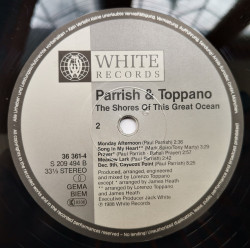 Parrish & Toppano ‎– албум The Shores Of This Great Ocean - Img 3