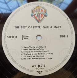 Peter, Paul and Mary – албум The Best Of Peter, Paul And Mary - Img 3
