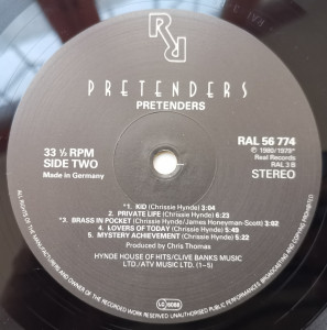 Pretenders – албум Pretenders - Img 3