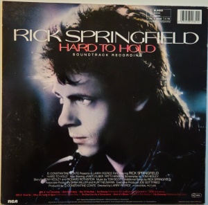 Rick Springfield – албум Hard To Hold - Soundtrack Recording - Img 2