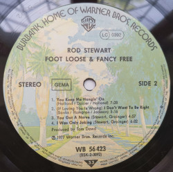 Rod Stewart – албум Foot Loose & Fancy Free - Img 2