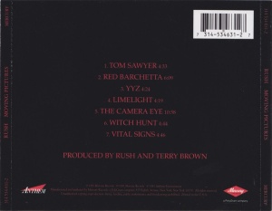 Rush – албум Moving Pictures (CD) - Img 2