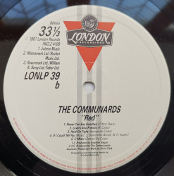 The Communards – албум Red - Img 3